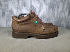 Vintage Kickers Genuine Moccasins Shoes Size UK 7 EU 41 Brown 90s Y2K