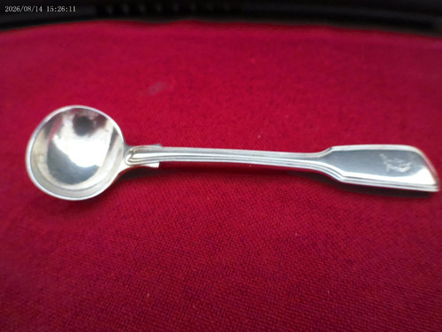 Antique solid silver fiddle - solid,