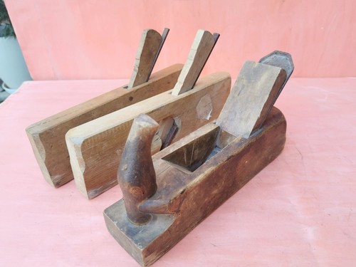 Vintage wooden hand plane - vintage,