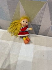 Vintage 1980s Rainbow Brite Hugger Plush Doll Clip on 4"