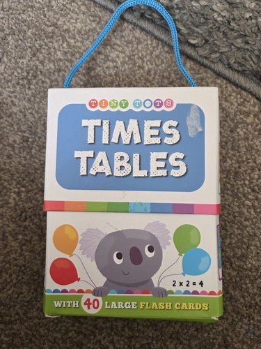 Times tables flash cards - tables,