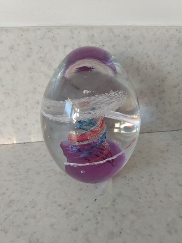 Handmade solid clear glass - handmade,