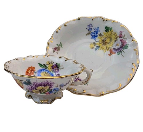 Meissen handgermalt cup - meissen,