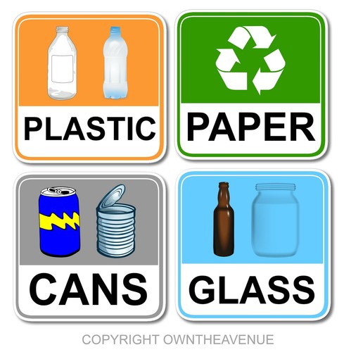 Recycling paper cans plastic - recycling,