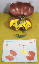 Playmobil 4802 Ghost pirate clam shell with cannon complete