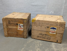 US Army Military M6 Tool Box Wooden Packing Crate - Dated 1955