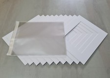 Picture Photo Mount Kits with Backs and Clear Bags ( Various Colours and Sizes)