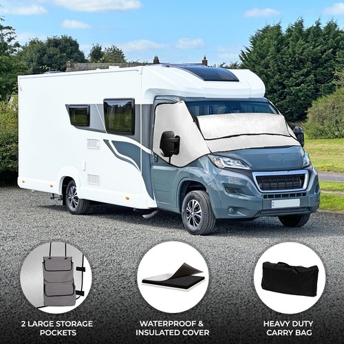 Motorhome windscreen cover - motorhome,