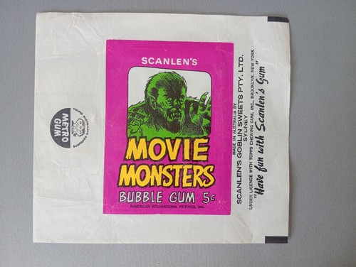 Scanlens movie monsters terror - scanlens, monsters/terror