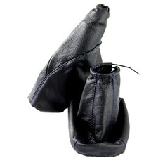 CORSA C COMBO BARINA XC BLUE STITCH GEAR STICK KNOB COVER HANDBRAKE GAITER NEW