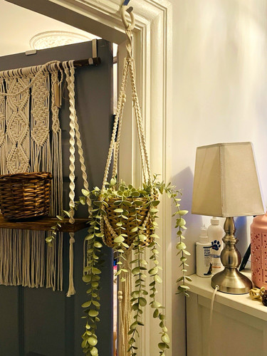 Handmade macrame plant hanger