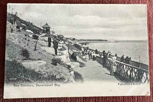 Antique postcard dovercourt - antique,