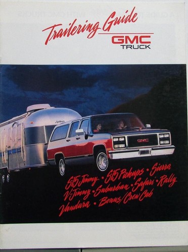 1989 gmc truck trailering - gmc,
