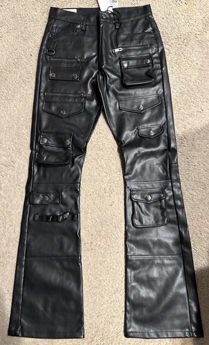 First row leather black - leather,