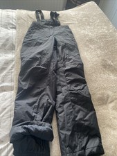 Ladies  Black Ski Salopettes