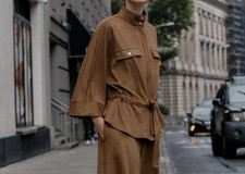 Zara Faux Suede Light Brown