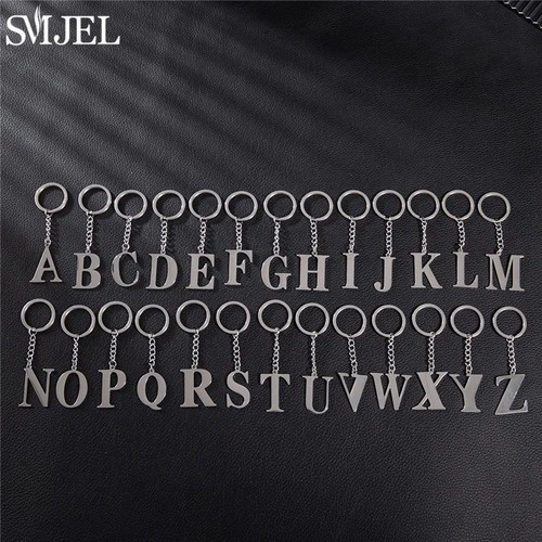 Letter alphabet keyring - letter,
