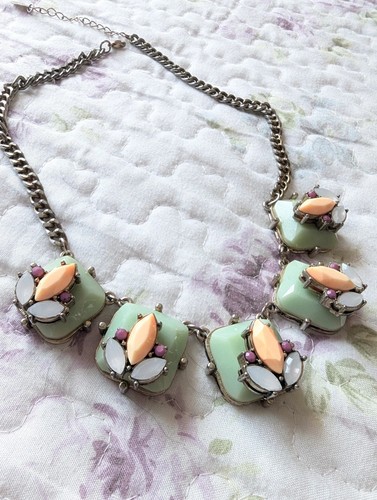 Pastel mint green peach - green,