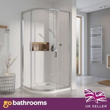 Chrome Quadrant Shower