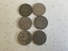 6x Pre 1947 Half Crowns - 83g