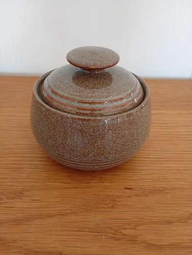 Vtg denby greystone lidded - vtg,