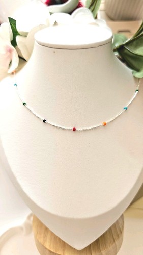 Sterling silver s925 necklace - silver,