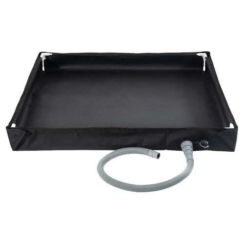 Portable shower pan with drain - with,