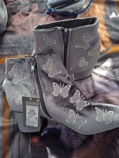 Ladies Primark Grey Velour