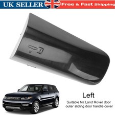 Black Front Left Door Handle Cap Cover For Land Rover Range Rover Evoque 2014-19
