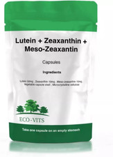 Lutein Zeaxanthin & Meso-Zeaxanthin 70mg Capsules –Eye Health & Vision Support