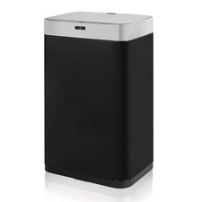 Tower 75L Black Sensor Bin