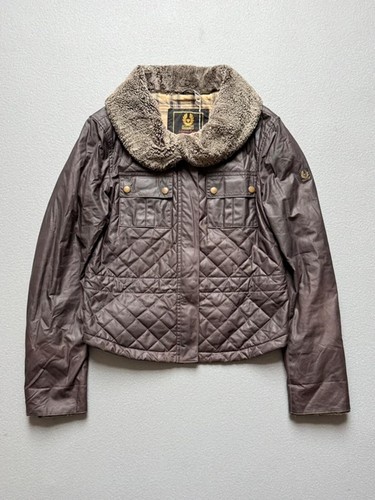 Belstaff wax quilted jacket - wax,