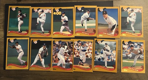 Topps baseball 2002 boston - topps,
