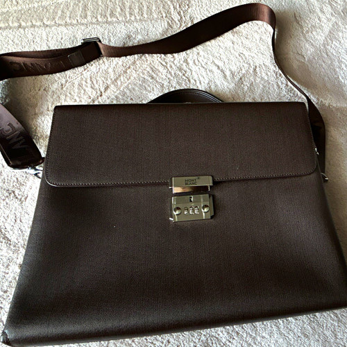 Montblanc brown leather - brown,