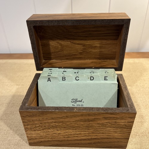 Recipe box address - address, index