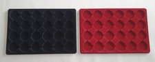 Coin tray with plastic cover - tray,