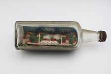 Folk Art Ship in A bottle -