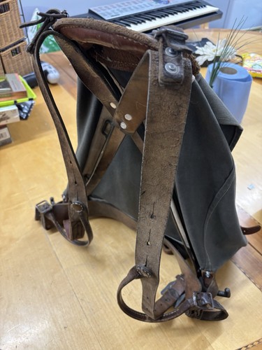Vintage wwii mountain rucksack - mountain,