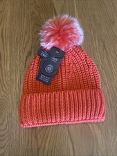 M & S Ladies Orange Pom Pom