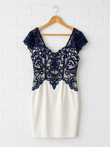 Lipsy vip dress - dress, cream