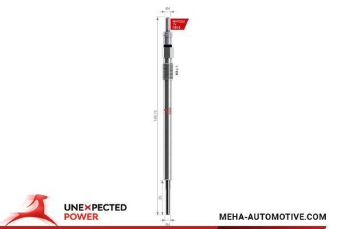 Glow plug right driver - plug, o/s