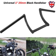 Black Drag 1" Z Bar Motorcycle