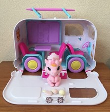 Fuzzikins Unicorn Party Bus Camper Van Toy Play