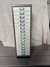 Bisley Commercial Grade Metal 15 Drawer Filing Cabinet. High Quality