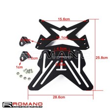Adjustable motorbike license - adjustable,