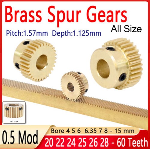 Mod brass pinion gear spur - mod,