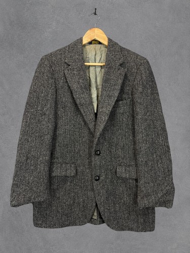 Harris tweed jacket mens 38r - tweed,