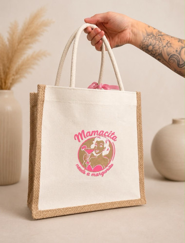 Reusable gift bag jute - /, /