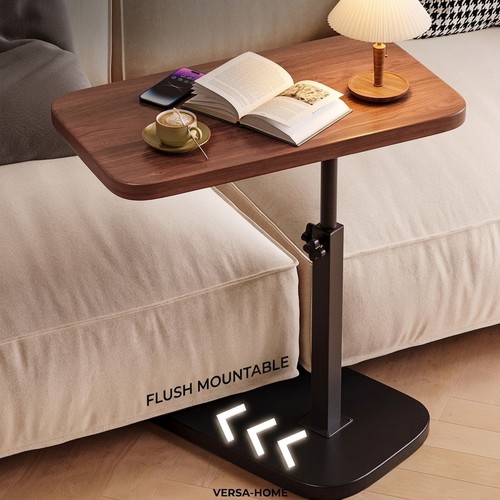 Shaped sofa side table - sofa,