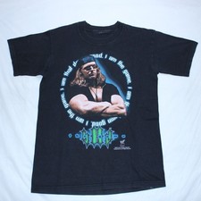 Vintage WWF Triple H T Shirt Mens Relaxed Small Black 2000 WWE Wrestling HHH